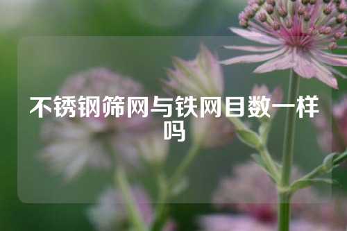 不锈钢筛网与铁网目数一样吗